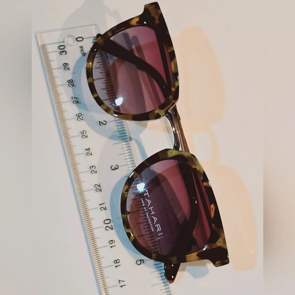 NEW Tahari Womens sunnies sunglasses tortoise leopard animal print spots